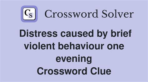 caused by crossword